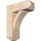 Ekena Millwork Thorton Craftsman Smooth Bracket w/ Offset Brace, Douglas Fir, 7 1/2"W x 20"D x 24"H BKT0806X20X24THR04SDF - alternate 1
